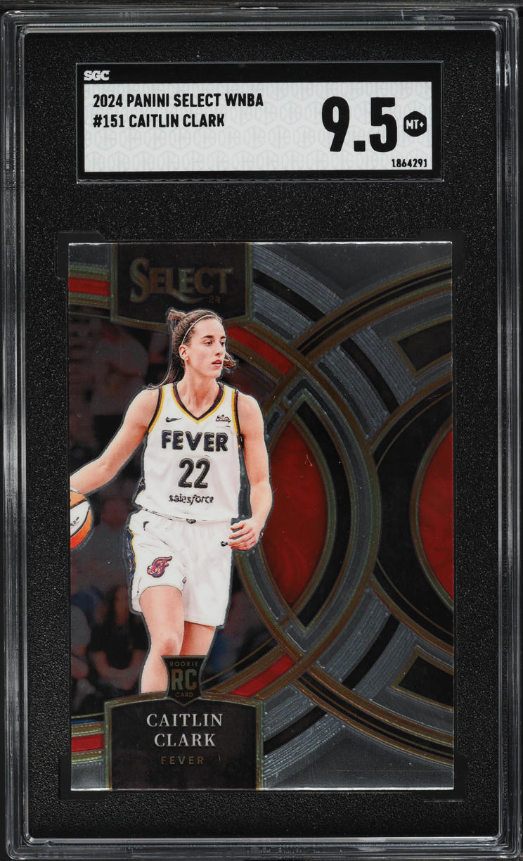 2024 Select WNBA Premier Caitlin Clark ROOKIE #151 SGC 9.5 MINT+