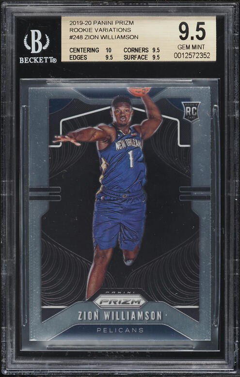 2019 Panini Mosaic Pink Camo Zion Williamson ROOKIE #209 PSA 10