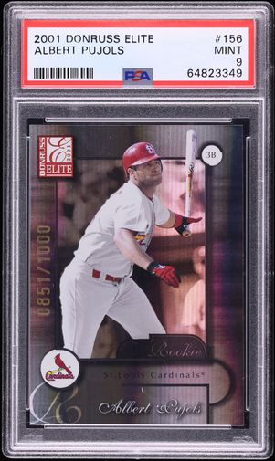 2001 Bowman's Best Albert Pujols ROOKIE RC /2999 #174 PSA 9 MINT