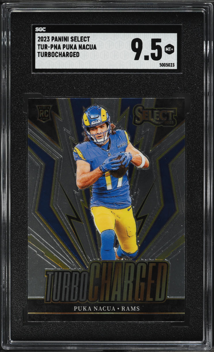 2023 Select Turbocharged Puka Nacua ROOKIE #TUR-PNA SGC 9.5 MINT+