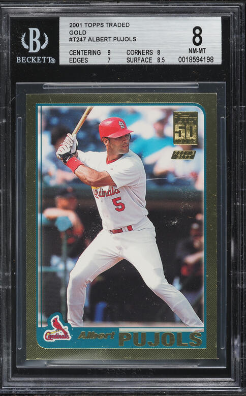 2001 Topps Chrome Traded Retrofractor Albert Pujols ROOKIE #T247