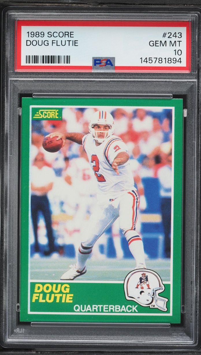 1989 Score Football Doug Flutie #243 PSA 10 GEM MINT
