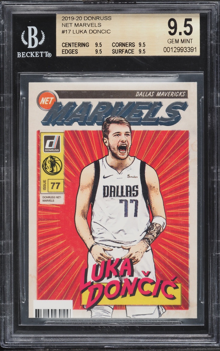 2019 Donruss Net Marvels Luka Doncic #17 BGS 9.5 GEM MINT