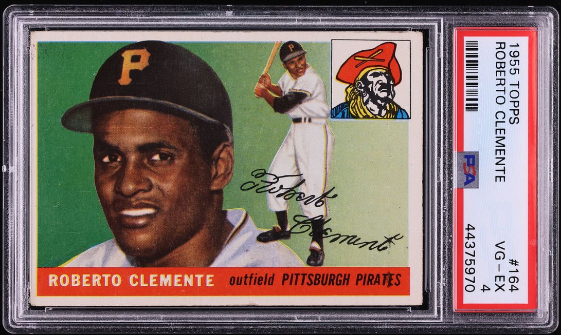 1955 Topps Roberto Clemente ROOKIE #164 PSA 4 VGEX