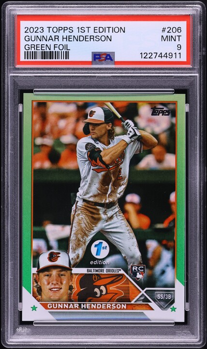 2023 Topps Chrome Update Refractor Gunnar Henderson ROOKIE #USC208