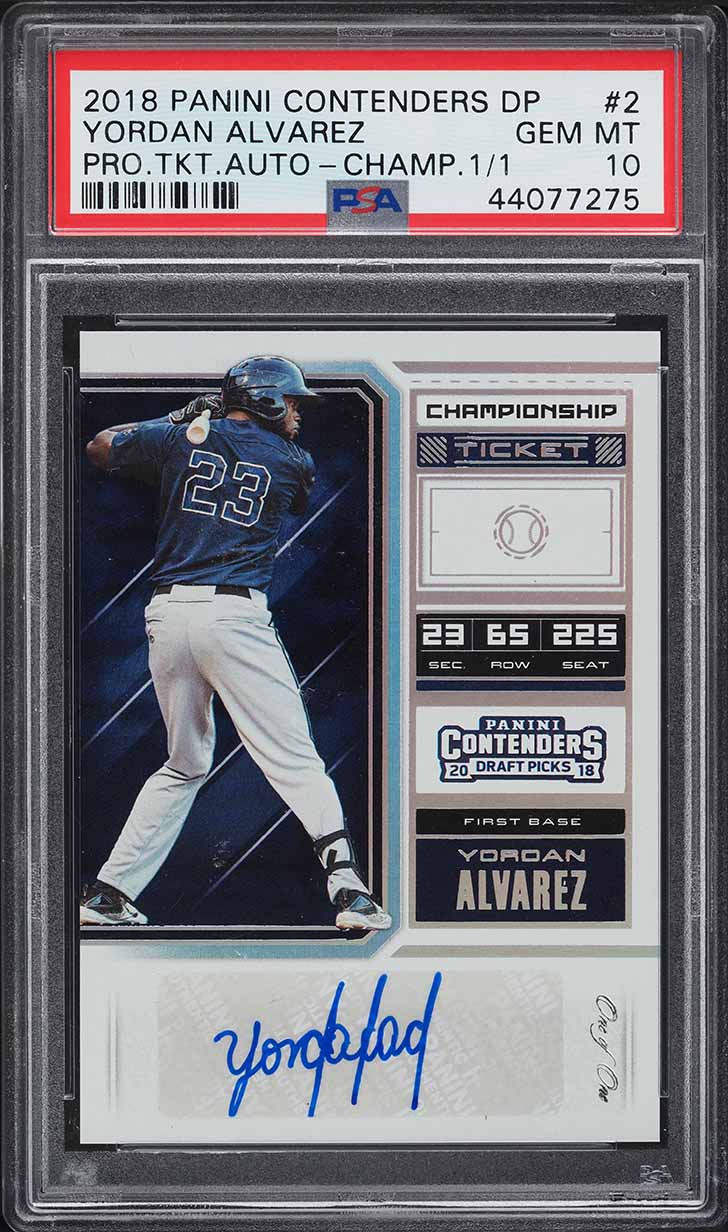 2020 Topps Five Star Purple Yordan Alvarez ROOKIE AUTO 1/50 #FSA