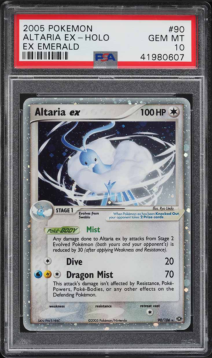 2005 Pokemon EX Emerald Holo Altaria ex #90 PSA 10 GEM MINT
