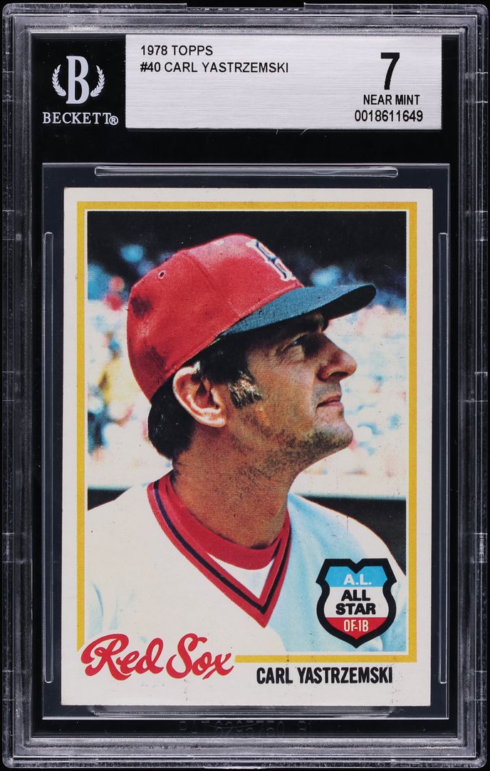 1978 Topps Carl Yastrzemski #40 BGS 7 NRMT