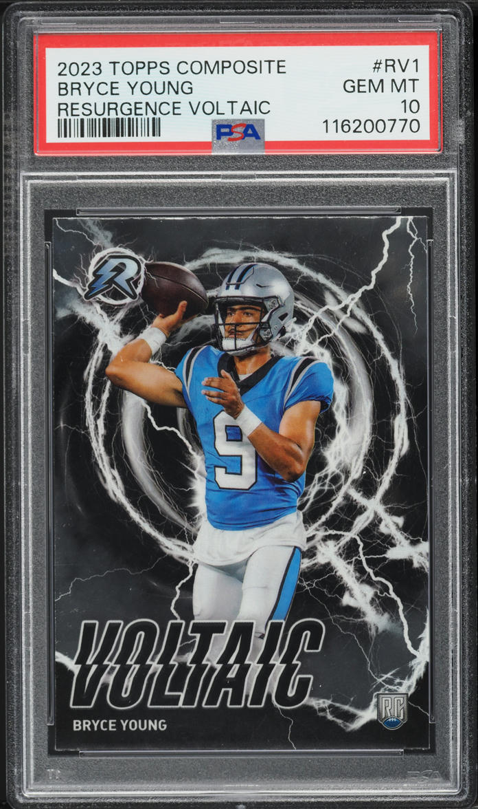 2023 Topps Composite Resurgence Voltaic Bryce Young ROOKIE #RV1 PSA 10 GEM MINT