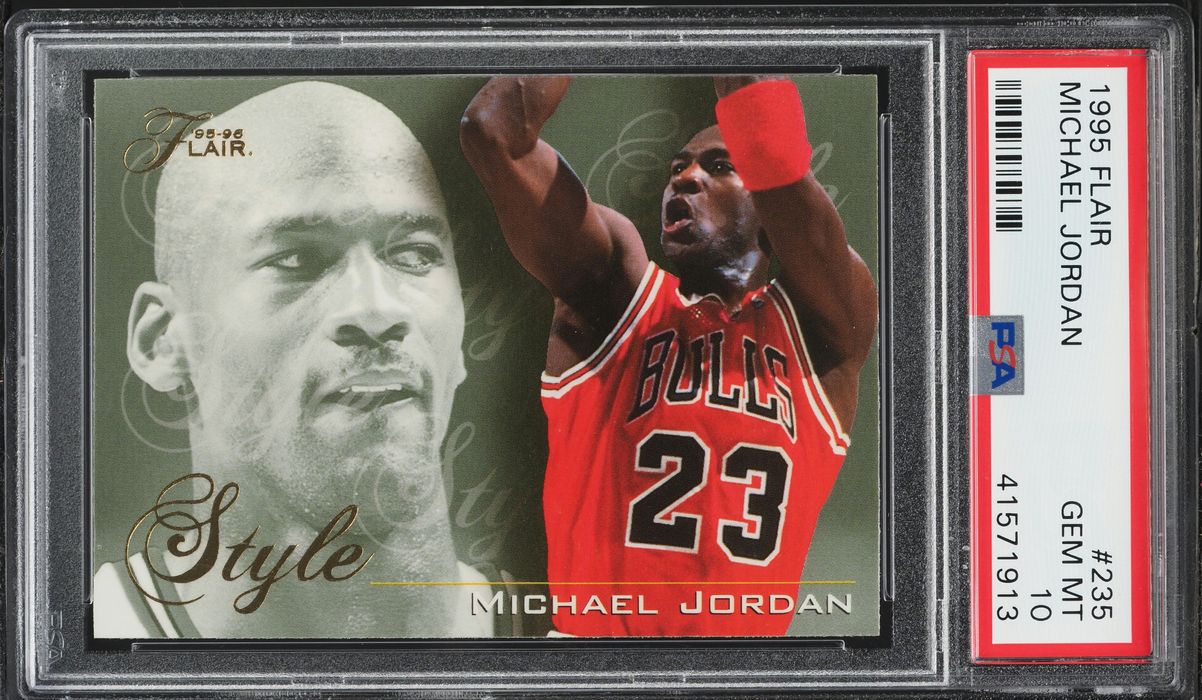 1995 Flair Basketball Michael Jordan #235 PSA 10 GEM MINT