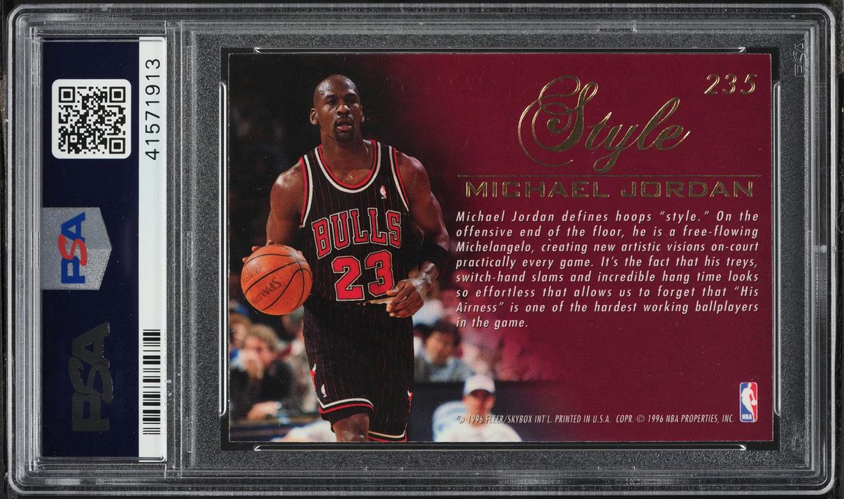 1995 Flair Basketball Michael Jordan #235 PSA 10 GEM MINT