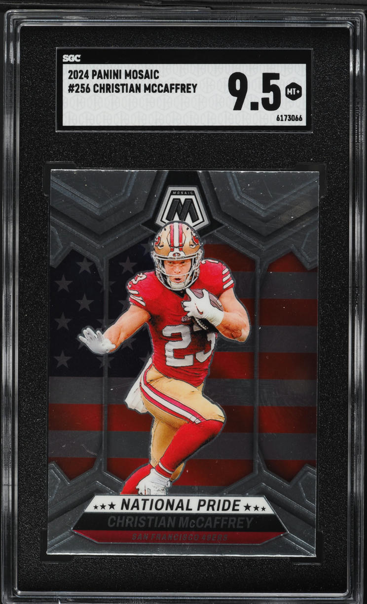 2024 Panini Mosaic Christian Mccaffrey #256 SGC 9.5 MINT+