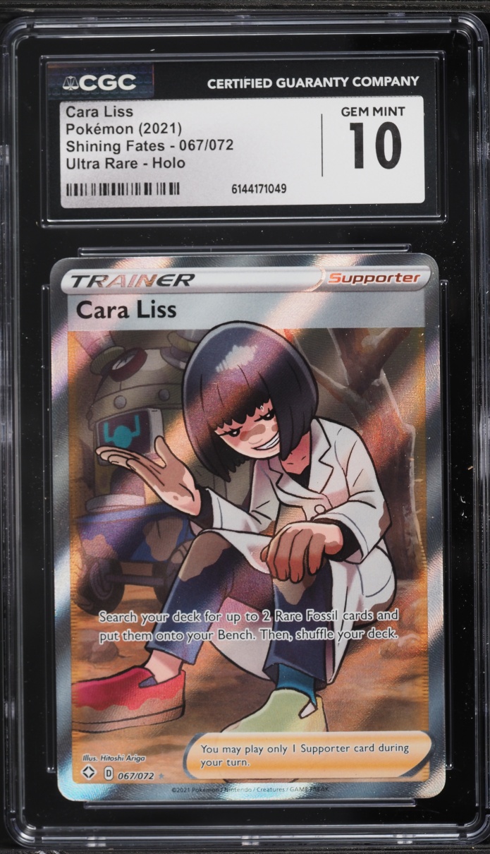 2021 Pokemon Sword & Shield Shining Fates Full Art Cara Liss #67 CGC 10 GEM MINT