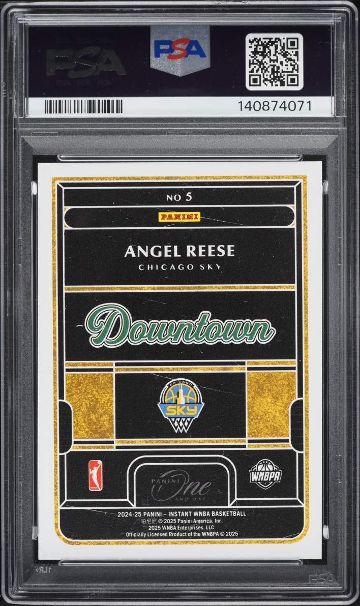 2024 Panini One And One Royalty WNBA Downtown Angel Reese ROOKIE #5 PSA 10 GEM MINT