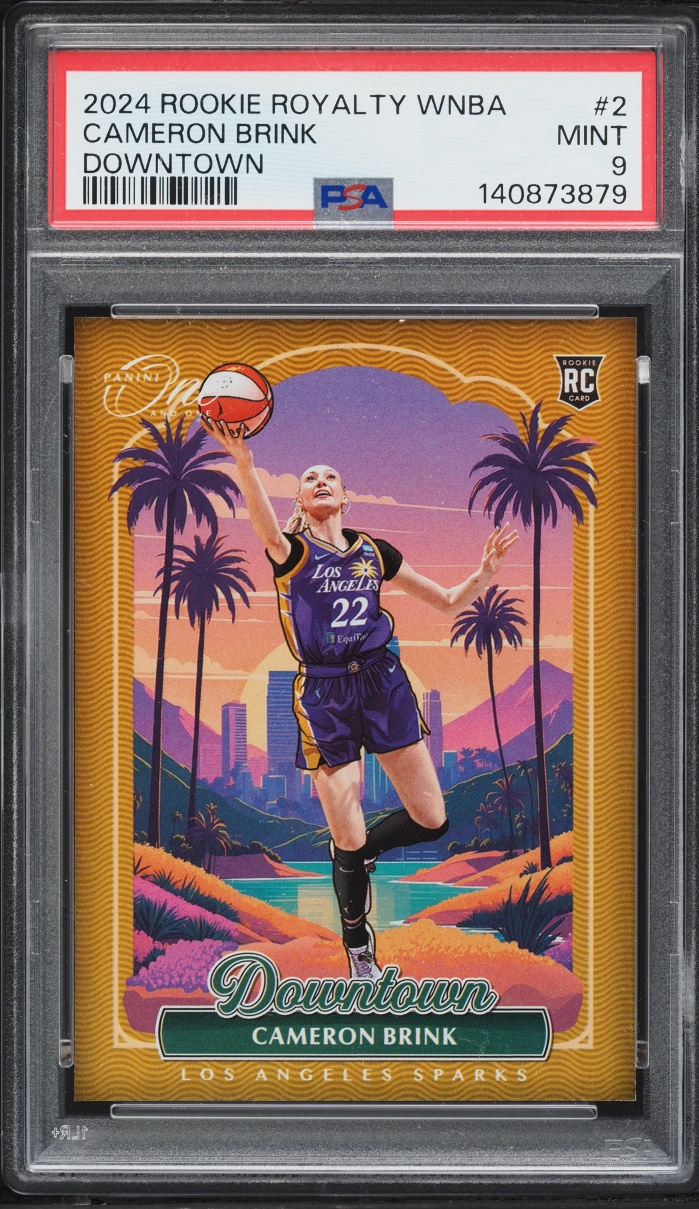 2024 Panini One And One Royalty WNBA Downtown Cameron Brink ROOKIE #2 PSA 9 MINT