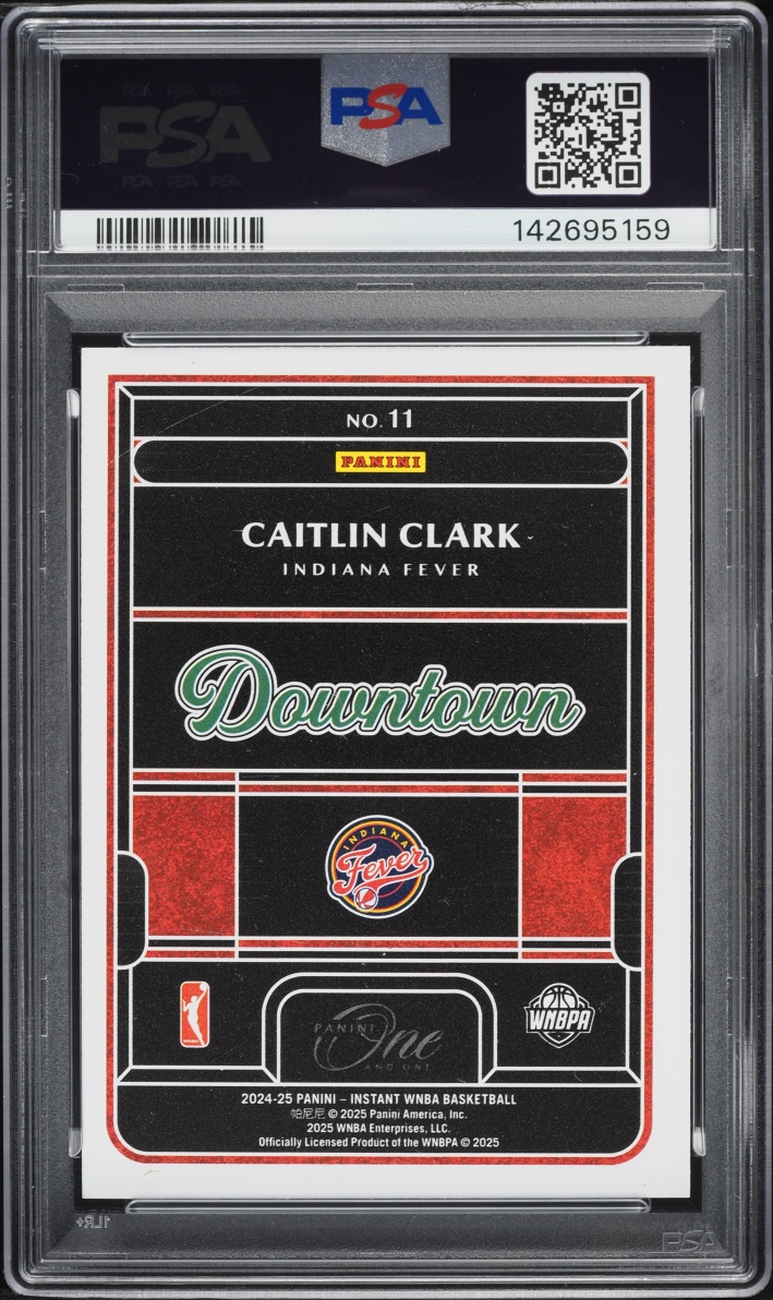 2024 Panini One And One Royalty WNBA Downtown Caitlin Clark ROOKIE #11 PSA 10 GEM MINT