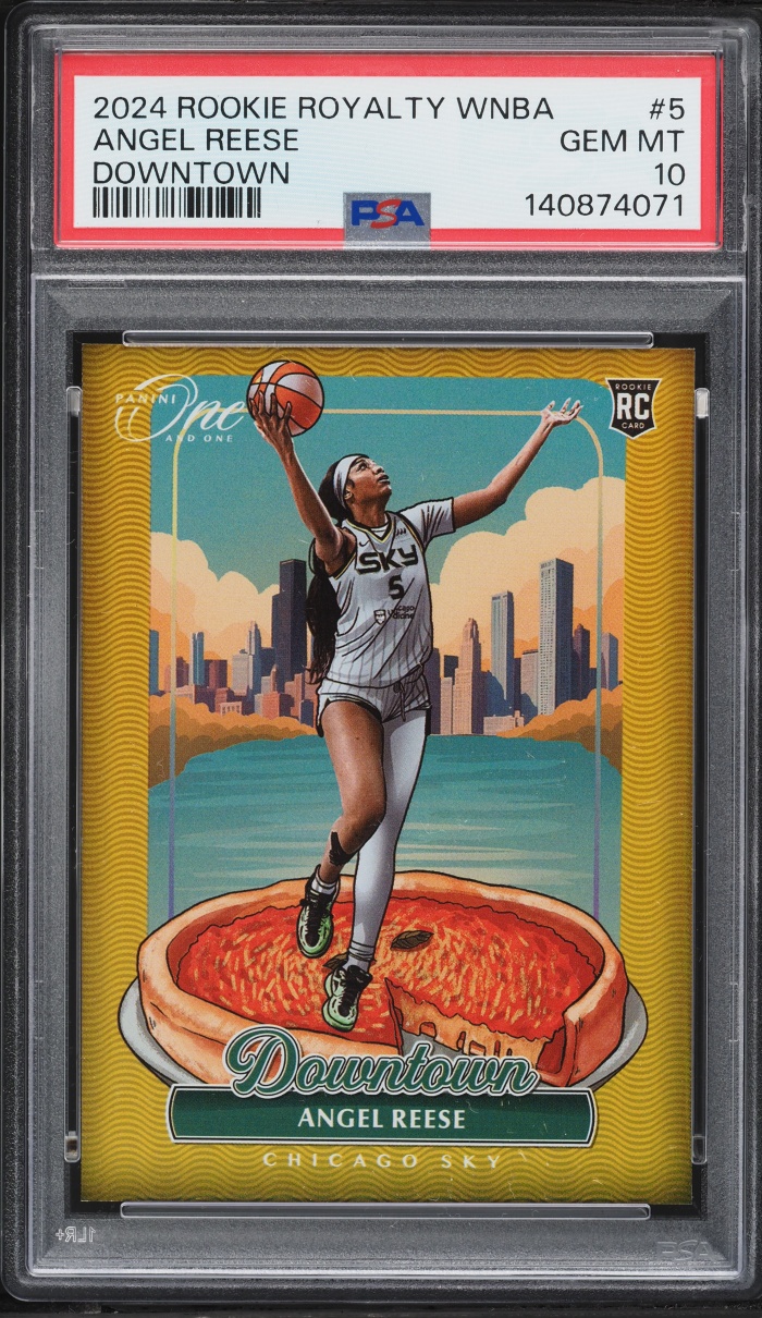 2024 Panini One And One Royalty WNBA Downtown Angel Reese ROOKIE #5 PSA 10 GEM MINT
