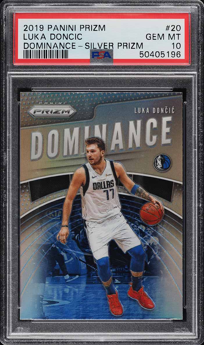 2019 Hoops High Voltage Luka Doncic #9 CSG 8 NM-MT on Fanatics Collect
