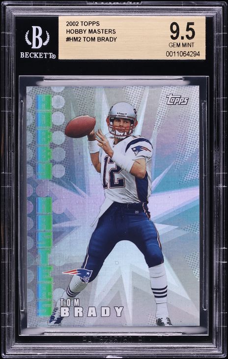 2002 Topps Hobby Masters Tom Brady #HM2 BGS 9.5 GEM MINT - Photo 1