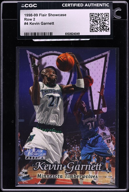 1998 Flair Showcase Takeit2.Net Kevin Garnett /1000 #7 PSA 10 GEM