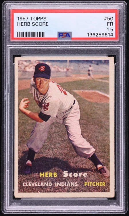 1957 Topps Herb Score #50 PSA 1.5 FR