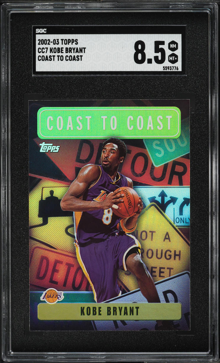 2002 Topps Coast To Coast Kobe Bryant #CC7 SGC 8.5 NM-MT+