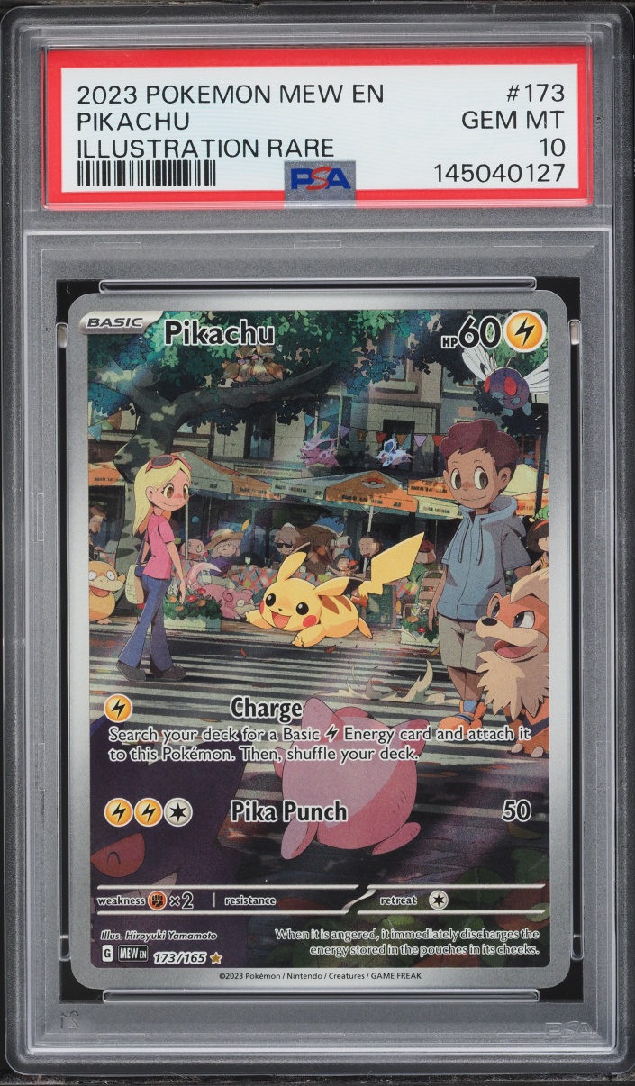 2023 Pokemon Scarlet & Violet 151 IR Pikachu #173 PSA 10 GEM MINT