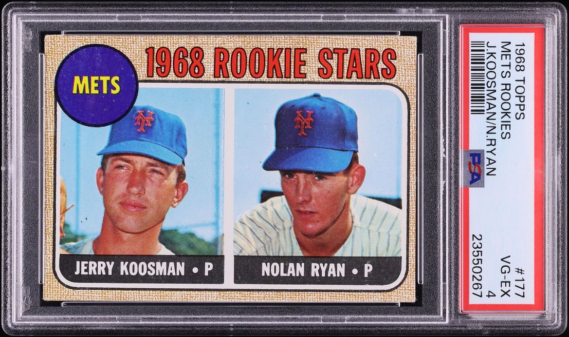 1968 Topps Nolan Ryan ROOKIE #177 PSA 4 VGEX