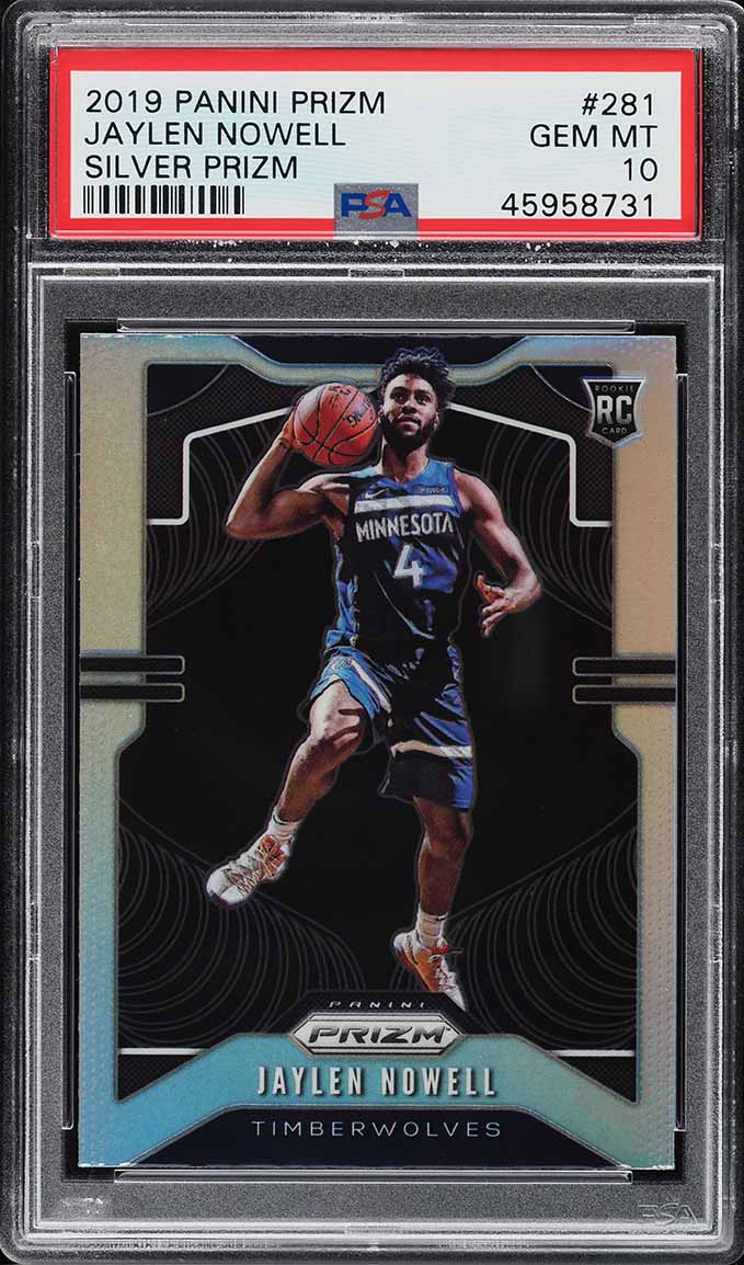 2019 Panini Prizm Silver Jaylen Nowell ROOKIE #281 PSA 10 GEM MINT - Main Image