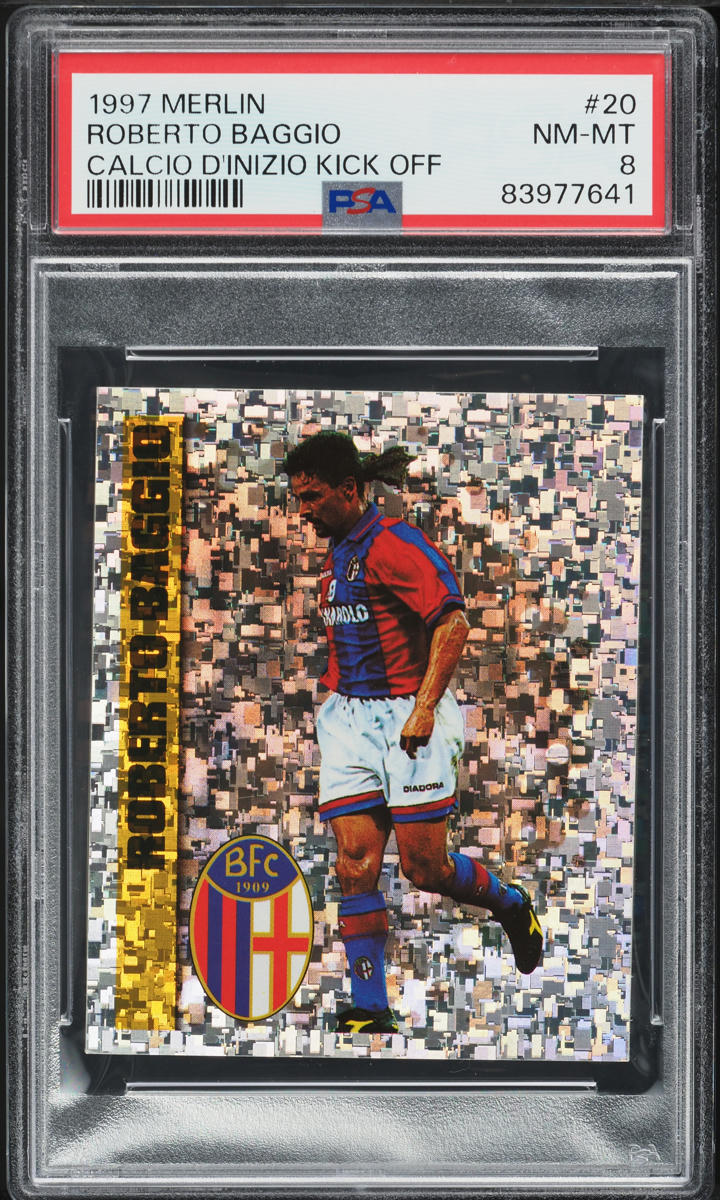 1999 Panini Calcio 99 Roberto Baggio #24 PSA 9 MINT on Fanatics
