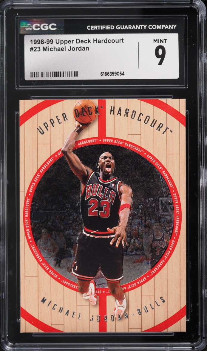 1998 Upper Deck Hardcourt Michael Jordan #23 CGC 9 MINT