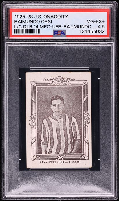1925 J.S. Onagoity Los Cigarrillos Dolar Olimpico Raymundo Raimundo Orsi PSA 4.5 VGEX+