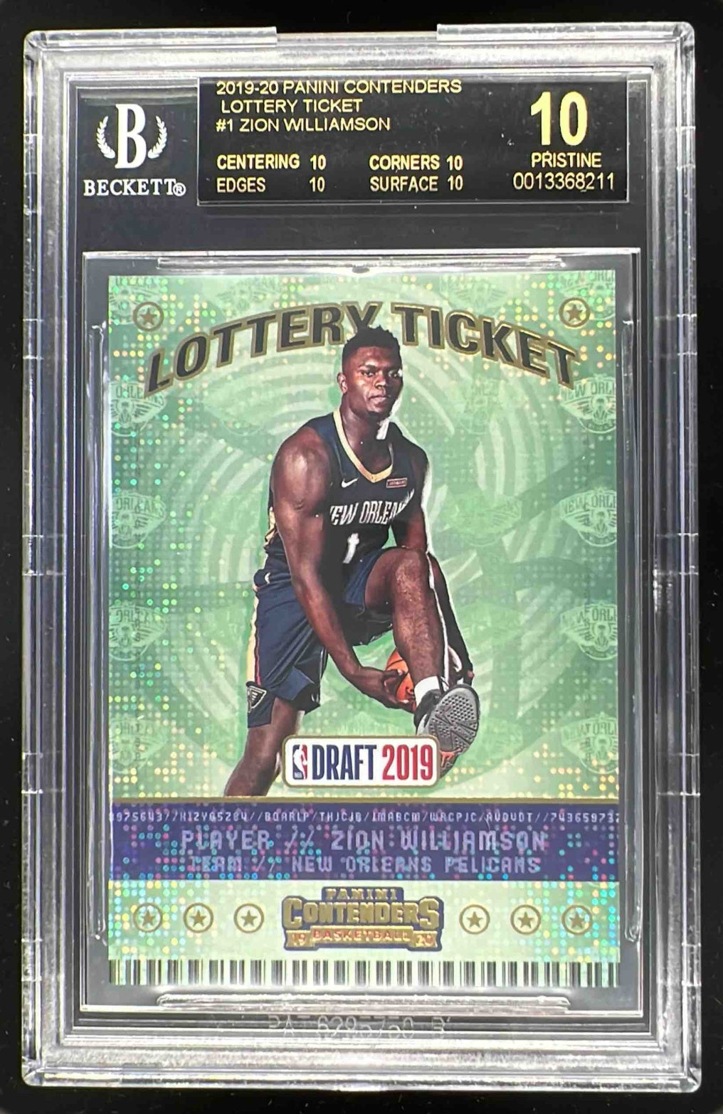 その他 2019-20 panini prizm Zion Williamson RC 2019 Panini Prizm Draft Picks Blue Zion Williamson ROOKIE #64 BCCG