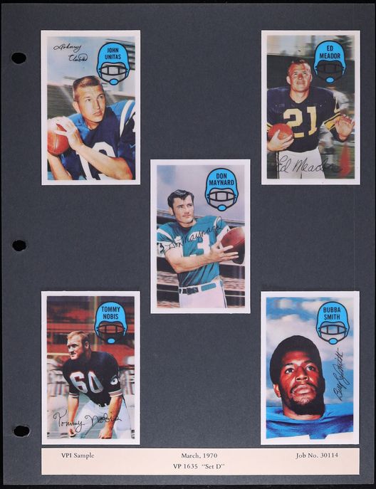 1968 Topps 3D Baseball Football & Soccer Sample Set w/ Roberto Clemente