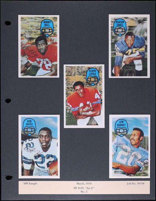 1968 Topps 3D Baseball Football & Soccer Sample Set w/ Roberto Clemente