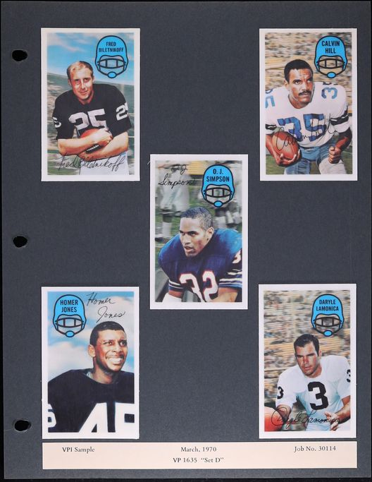 1968 Topps 3D Baseball Football & Soccer Sample Set w/ Roberto Clemente
