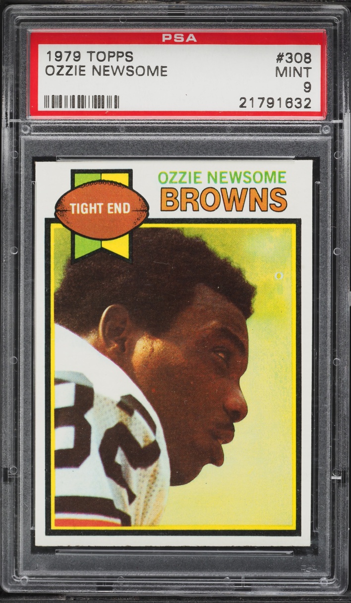 1979 Topps Football Ozzie Newsome ROOKIE #308 PSA 9 MINT