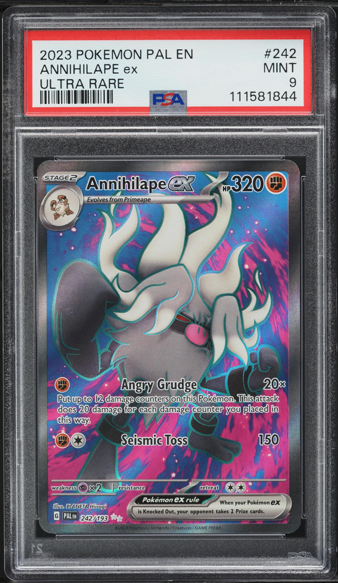 2023 Pokemon Scarlet & Violet Paldea Evolved Full Art Annihilape ex #242 PSA 9 MINT