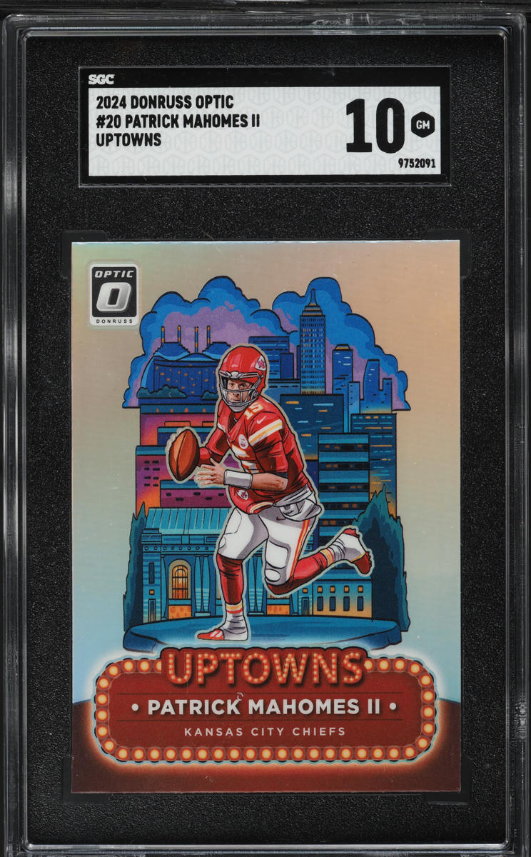2024 Donruss Optic Uptowns Patrick Mahomes II #20 SGC 10 GEM MINT