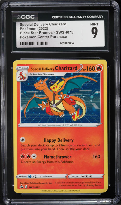 2022 Pokemon Japanese SWSH Pokemon GO Holo Charizard #10 CGC 10