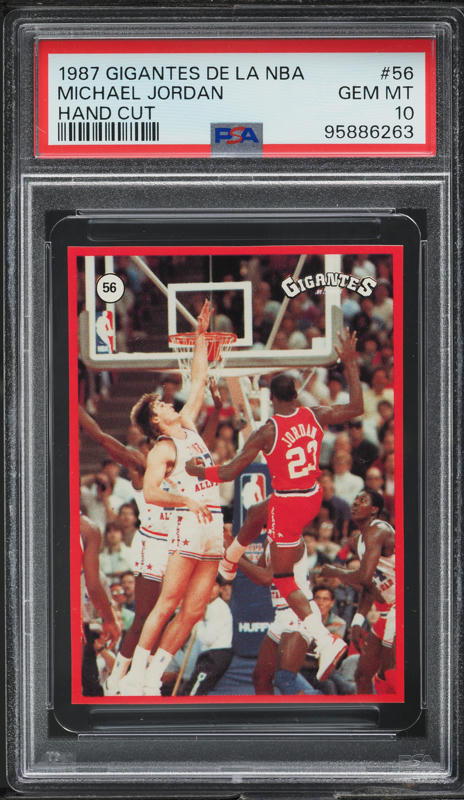 1991 Hoops Slam Dunk Michael Jordan #IV PSA 10 GEM MINT on