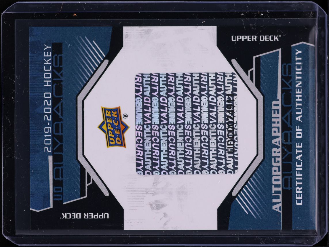 2019 UD Buybacks '15 O.P.C. Rainbow Foil Connor McDavid AUTO DNA 10 1/5 PSA 9