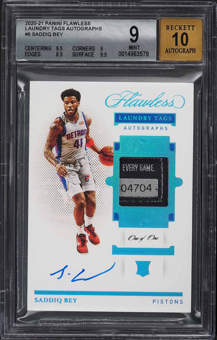 2020-21 Hoops #237 Saddiq Bey RC on Fanatics Collect