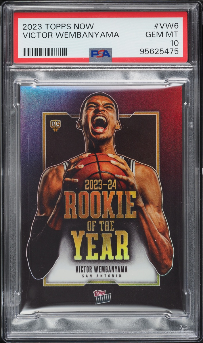 2023 Topps Now Victor Wembanyama ROOKIE #VW-6 PSA 10 GEM MINT - Photo 1