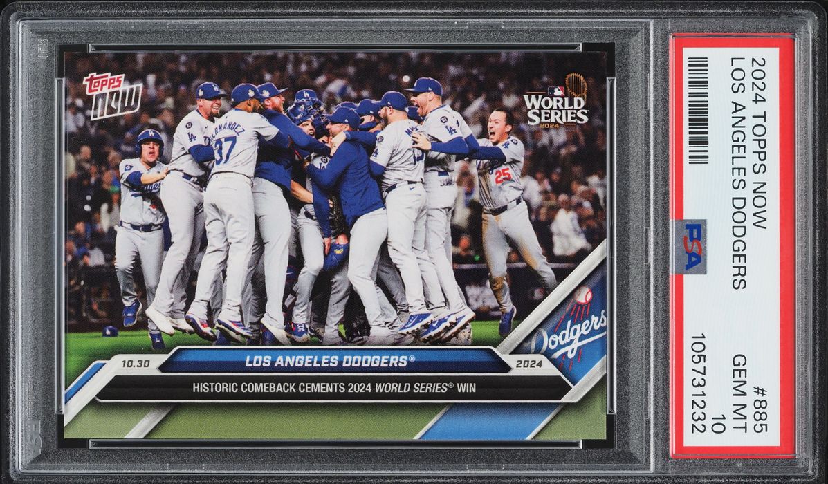 2024 Topps Now Los Angeles Dodgers #885 PSA 10 GEM MINT - Photo 1