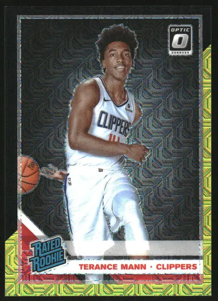 2023-24 Panini Mosaic Mosaic White #14 Terance Mann on Fanatics