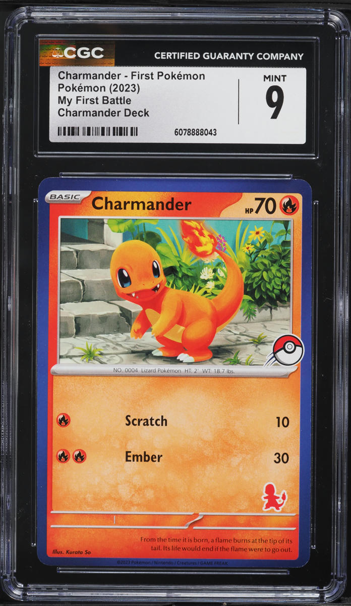 2023 Pokemon SV My First Battle Charmander Deck Charmander CGC 9 MINT