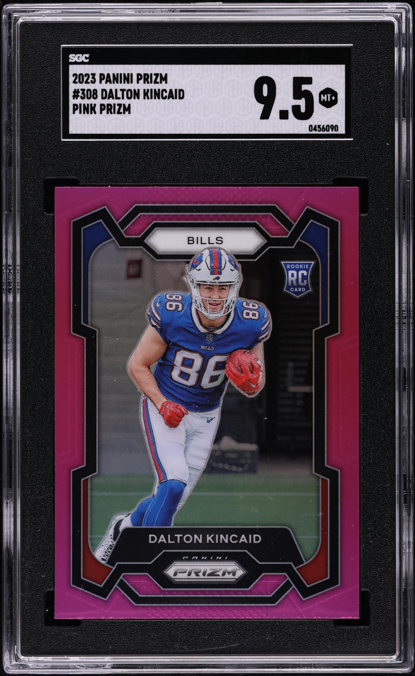 2023 Panini Prizm Pink Dalton Kincaid ROOKIE #308 SGC 9.5 MINT+