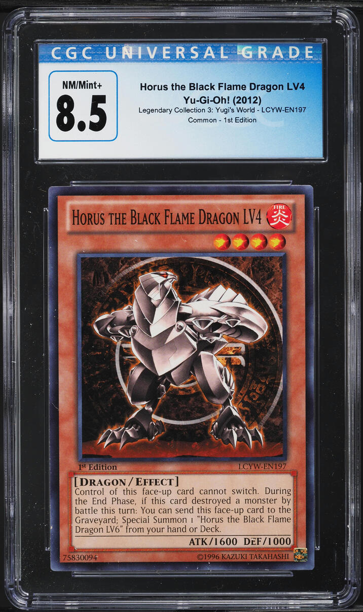 Horus The Black Flame Dragon LV4 - YSKR-EN019 - Common Un