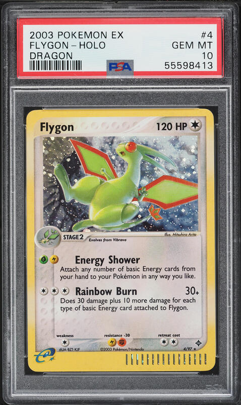 2003 Pokemon EX Dragon Holo Shedinja #11 PSA 10 GEM MINT on